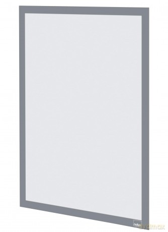 Nobo: 2 nobo Magnetrahmen selbstklebend silber