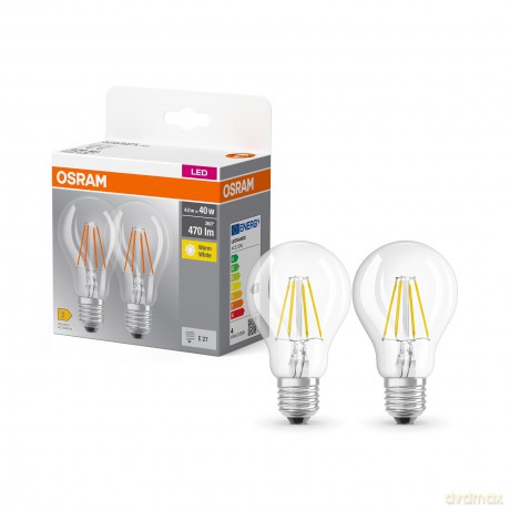 Osram: 2 OSRAM LED-Lampen Base CLASSIC A40 Mult
