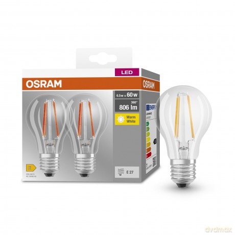 Osram: 2 OSRAM LED-Lampen Base CLASSIC A60 Mult
