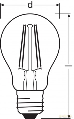 Osram: 2 OSRAM LED-Lampen Base CLASSIC A60 Mult