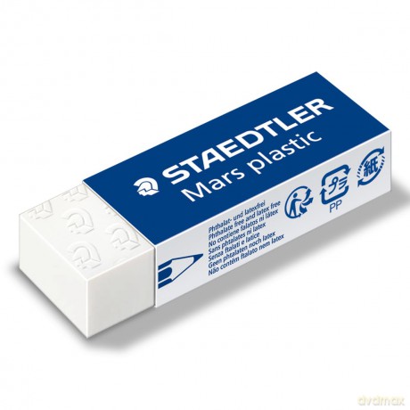 Staedtler: 2 STAEDTLER Radiergummi Mars plastic