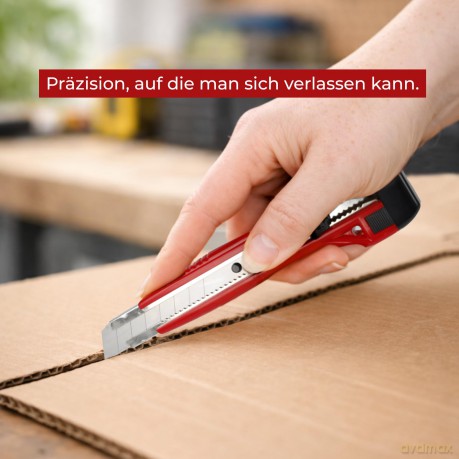 Westcott: 2 WESTCOTT Cuttermesser PREMIUM rot 18,0
