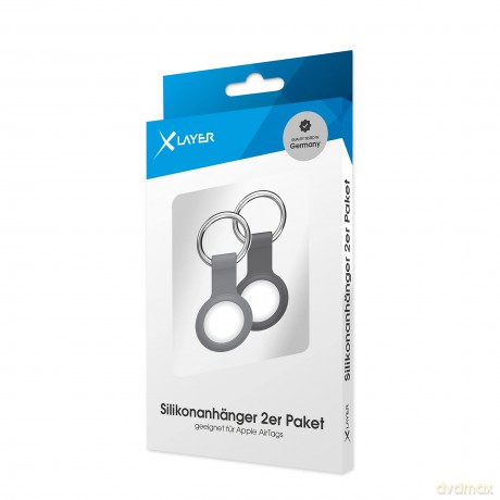 2 XLAYER Schlźsselanhnger Apple AirTag