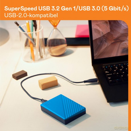 2,5" WD My Passport 6TB portable HDD USB