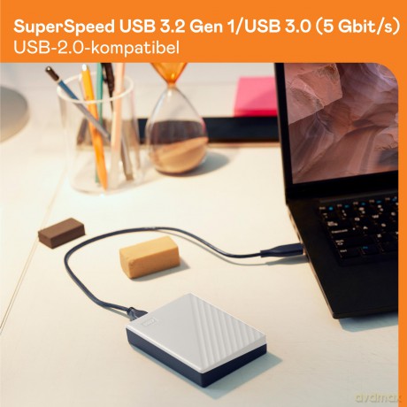 2,5" WD My Passport 6TB portable HDD USB