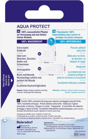 20 Hansaplast Pflaster AQUA PROTECT 4808