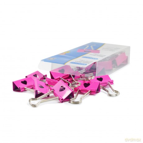 Rapescoâž: 20 RAPESCO Foldbackklammern pink 32,0 m