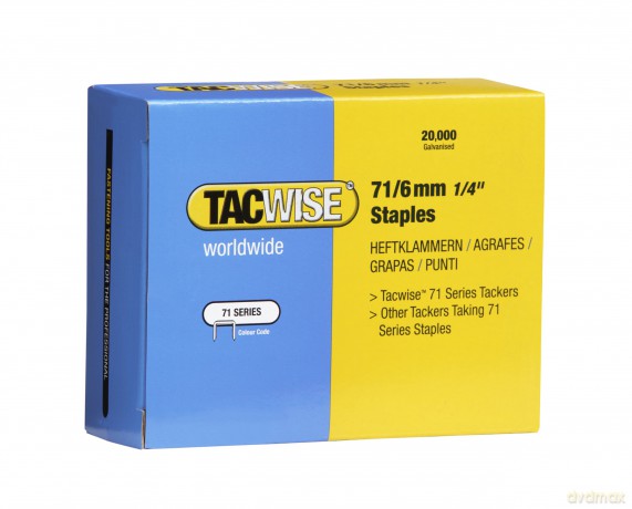 Tacwiseâ˘: 20.000 TACWISEâ˘ Tackerklammern Typ 71/6m