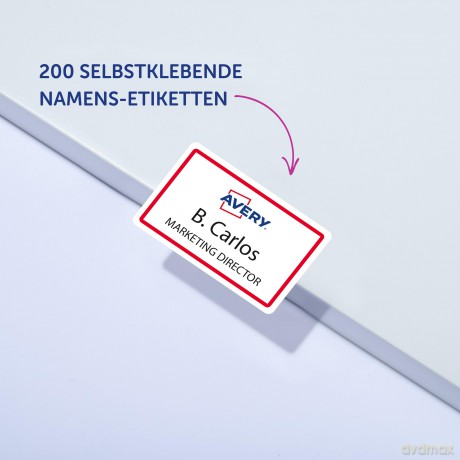 Avery Zweckform: 200 AVERY Zweckform Namensetiketten L478