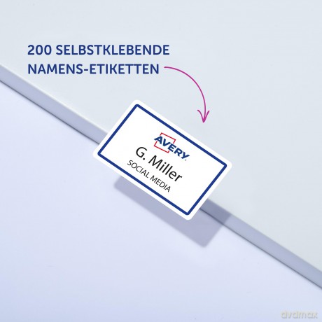 Avery Zweckform: 200 AVERY Zweckform Namensetiketten L478