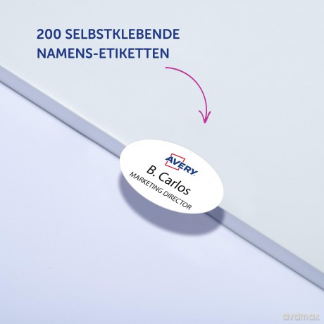 200 AVERY Zweckform Namensetiketten L488