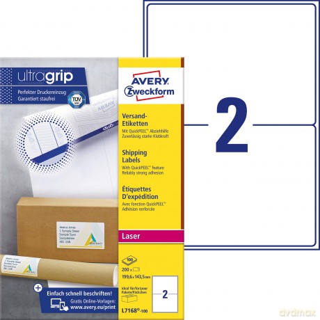 Avery Zweckform: 200 AVERY Zweckform Versandetiketten L71