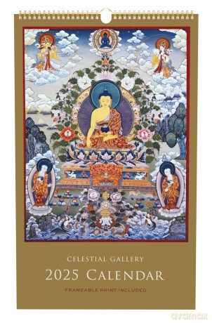 2025 Celestial Gallery Poster Wall Calendar [KSIĄŻKA]