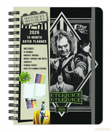 2026 Beetlejuice Beetlejuice 13Month Weekly Planner [KSIĄŻKA]