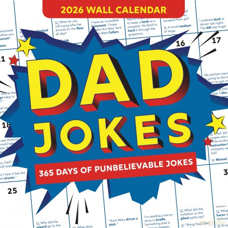 2026 Dad Jokes Wall Calendar [KSIĄŻKA]