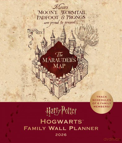 2026 Harry Potter Hogwarts Family Wall Planner [KSIĄŻKA]