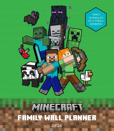 2026 Minecraft Family Wall Planner [KSIĄŻKA]