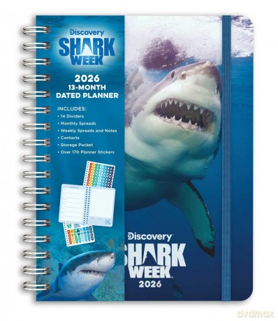 2026 Shark Week 13Month Weekly Planner [KSIĄŻKA]