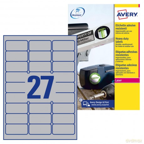216 AVERY Zweckform Typenschildetiketten