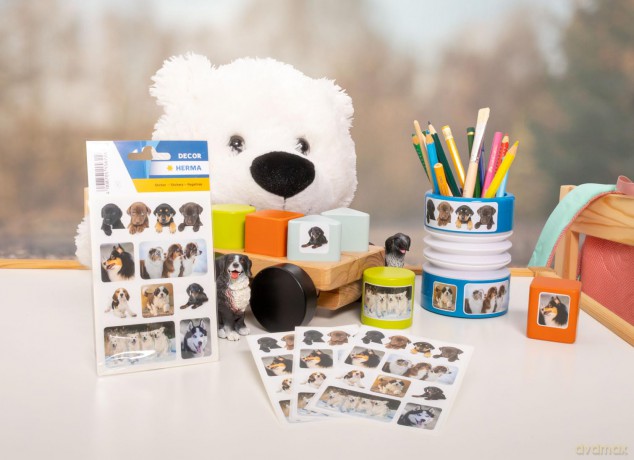 24 HERMA Aufkleber Hunde