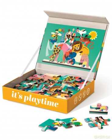24 Piece Kids Puzzle Animal Carnival [KSIĄŻKA]