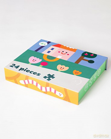 24 Piece Kids Puzzle Under the Garden [KSIĄŻKA]