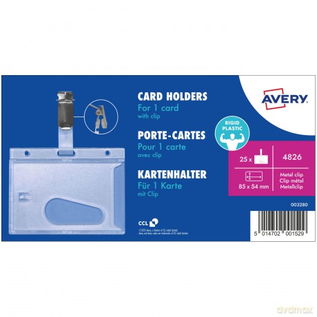 Avery Zweckform: 25 AVERY Zweckform Namensschilder mit Cl