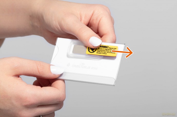 Durable: 25 DURABLE Namensschilder mit Magnet 9,0