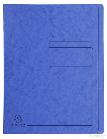 25 Exacompta Schnellhefter Karton blau D