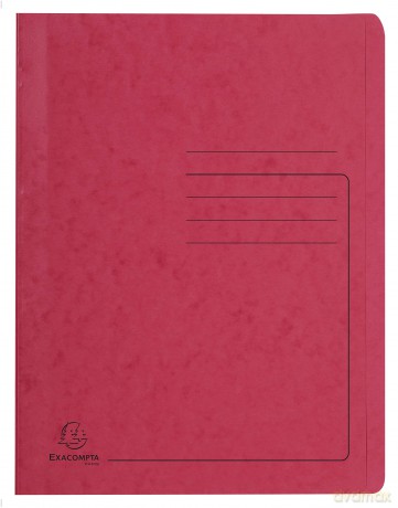 25 Exacompta Schnellhefter Karton rot DI
