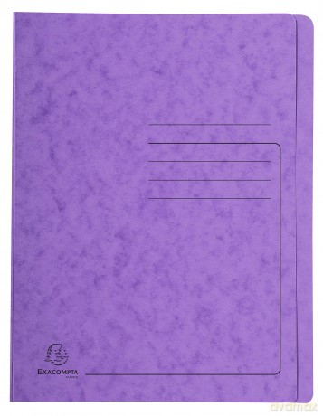 25 Exacompta Schnellhefter Karton violet