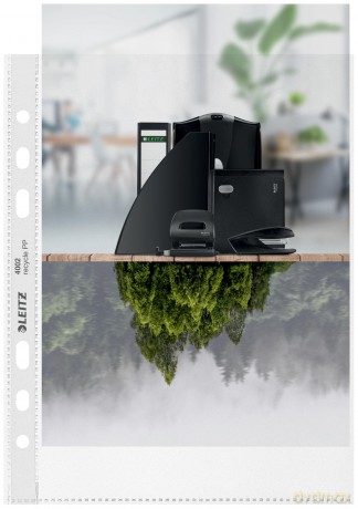 25 LEITZ Prospekthźllen recycle 4002 tra