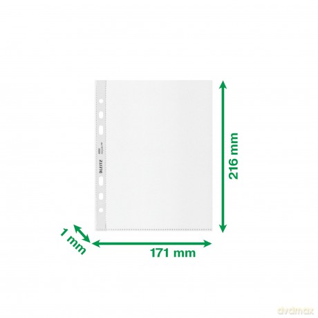 25 LEITZ Prospekthźllen recycle 4002 tra