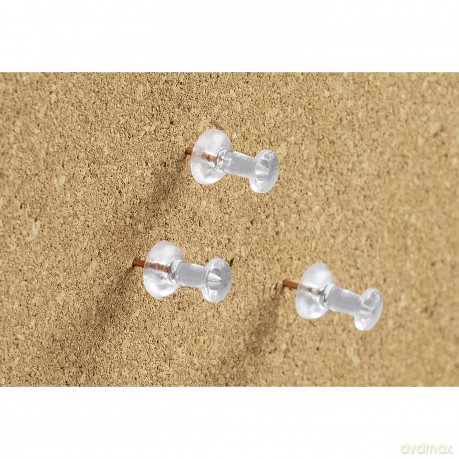 Zeller: 25 Zeller Pinnnadeln transparent