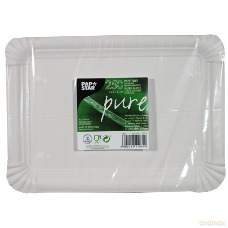 250 PAPSTAR Pappteller pure