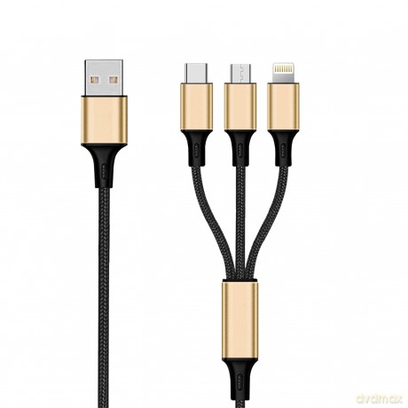 2GO 3in1 USB Ladekabel Micro-USB,Apple,T