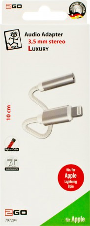 2GO Audio Adapter "Luxury" Stereo Lightn