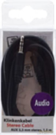 2GO AUX Stereo-Audio-Kabel - schwarz - 1