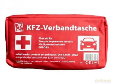 2GO KFZ-Verbandtasche zertifiziert nach