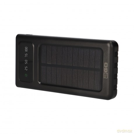 2GO Powerbank Solar 10000mAh mit LED Tas
