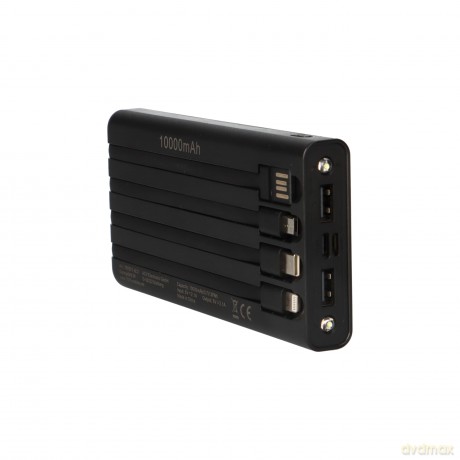 2GO Powerbank Solar 10000mAh mit LED Tas