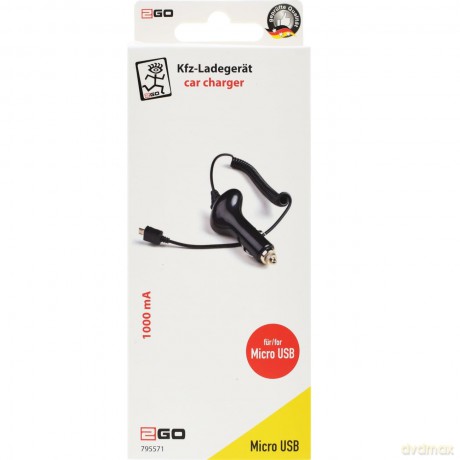 2GO USB KFZ-Ladegert 1000mA 24V Micro-U