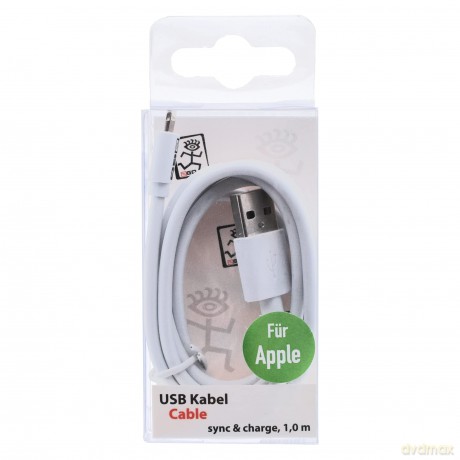 2GO USB Lade-/Datenkabel Lightning 1m