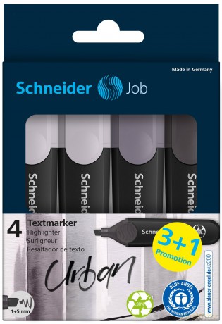 Schneider: 3 + 1 GRATIS: Schneider Job Textmarker f