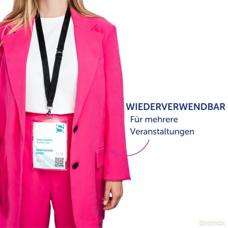 Avery Zweckform: 3 AVERY Zweckform Namensschilder mit Tex