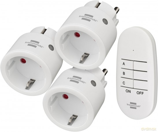 3 brennenstuhl Comfort-Line Mini Funkste