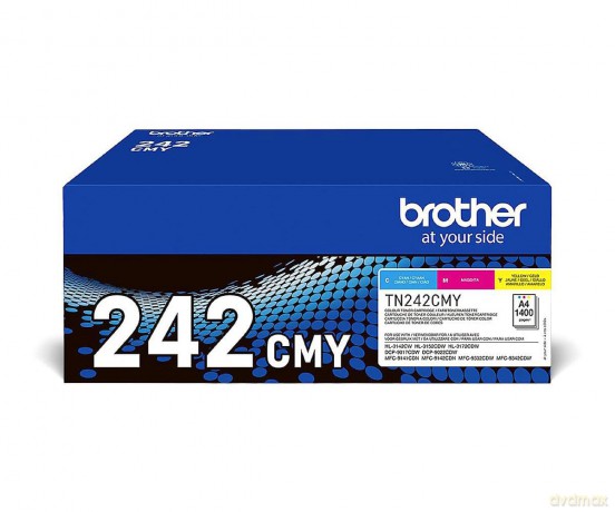 3 Brother TN-242CMY cyan, magenta, gelb