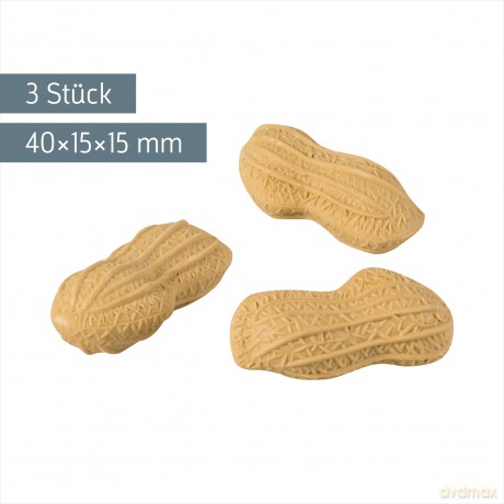 Brunnen: 3 BRUNNEN Radiergummis Erdnuss beige
