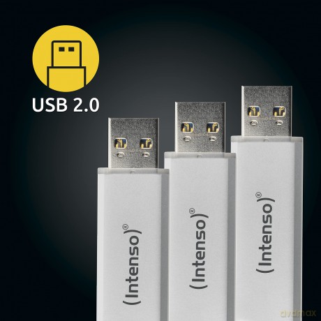 3 Intenso USB-Sticks Alu Line silber 16