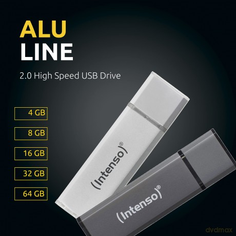 3 Intenso USB-Sticks Alu Line silber 16